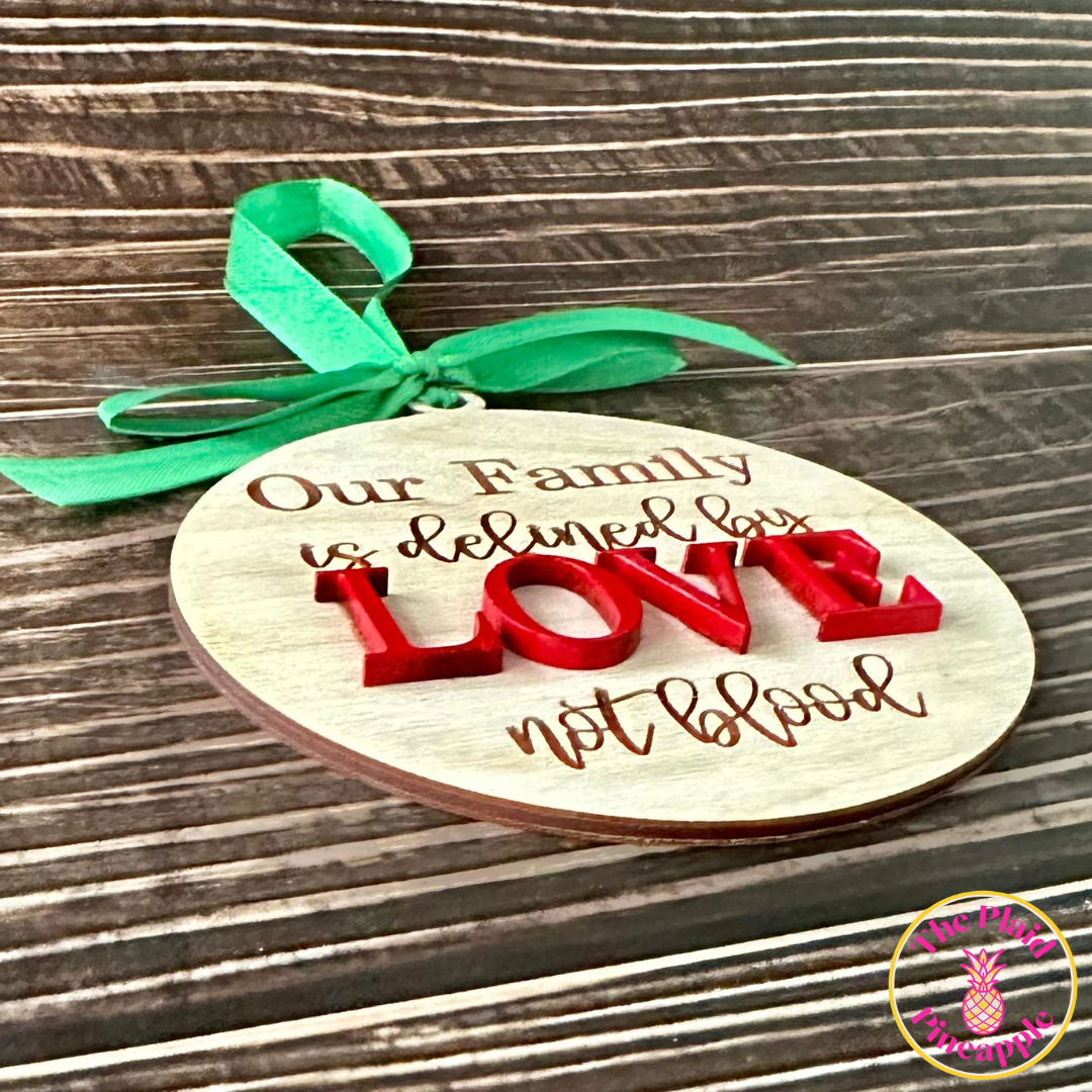 Defined By Love Ornament