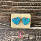 Earrings - Patterned Hearts