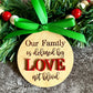Defined By Love Ornament