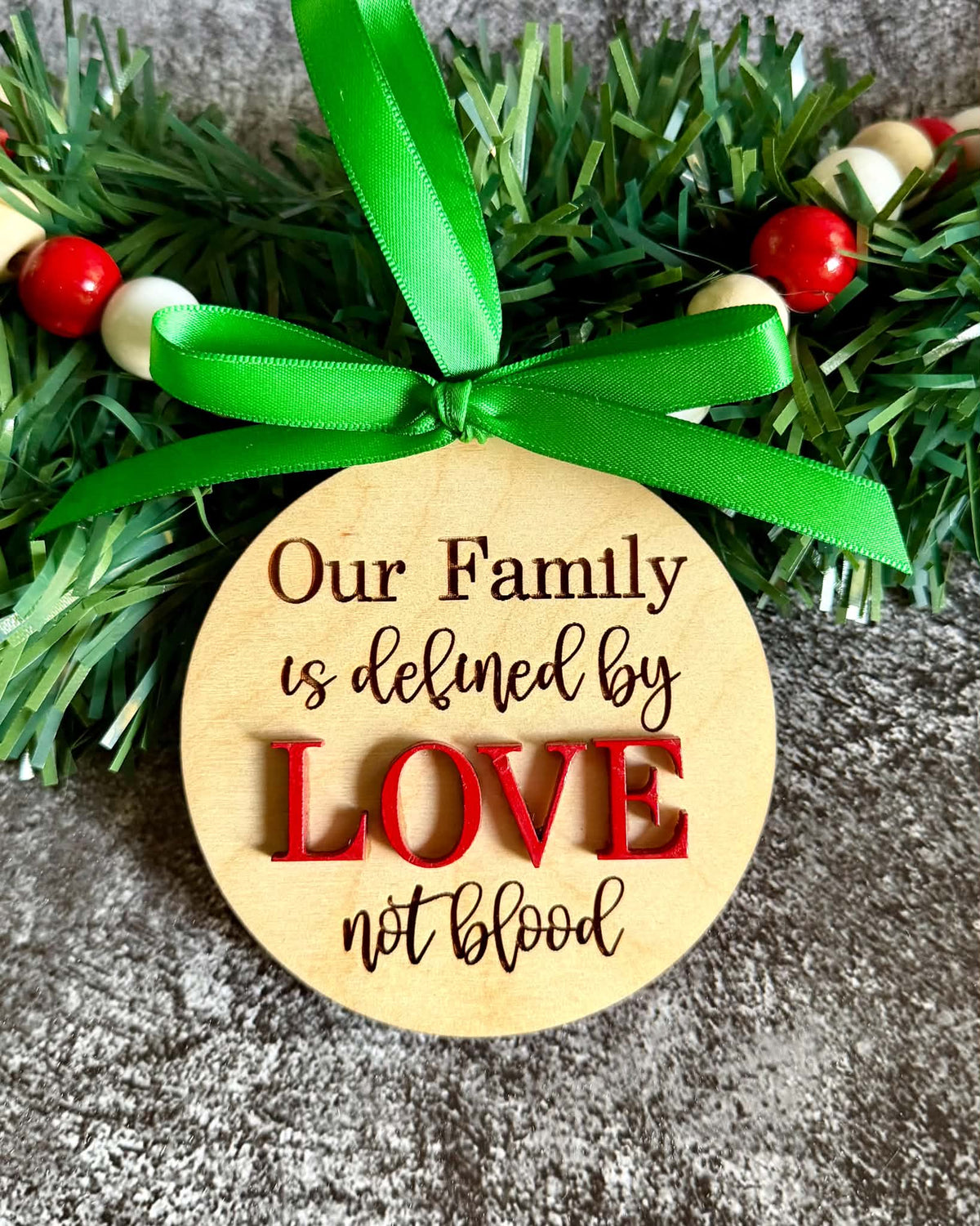 Defined By Love Ornament