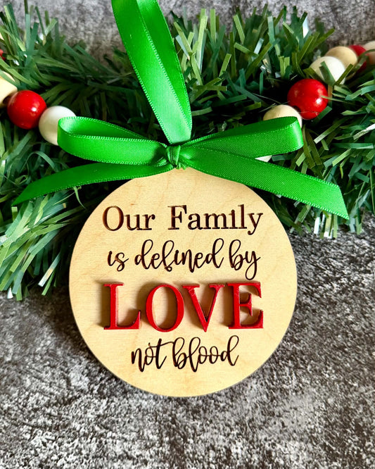 Defined By Love Ornament