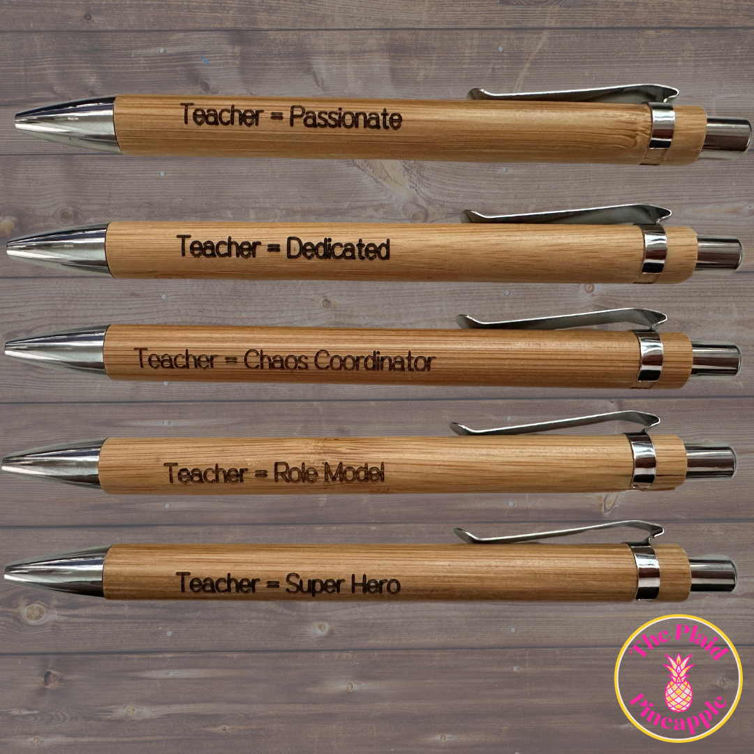 Bamboo Teacher Pens