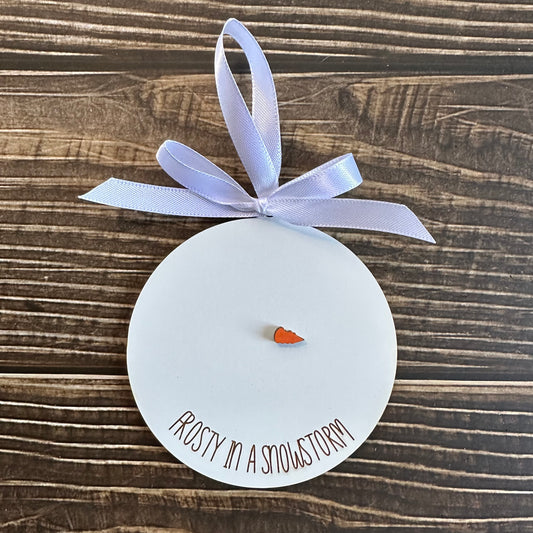 Frosty in a Snowstorm Ornament