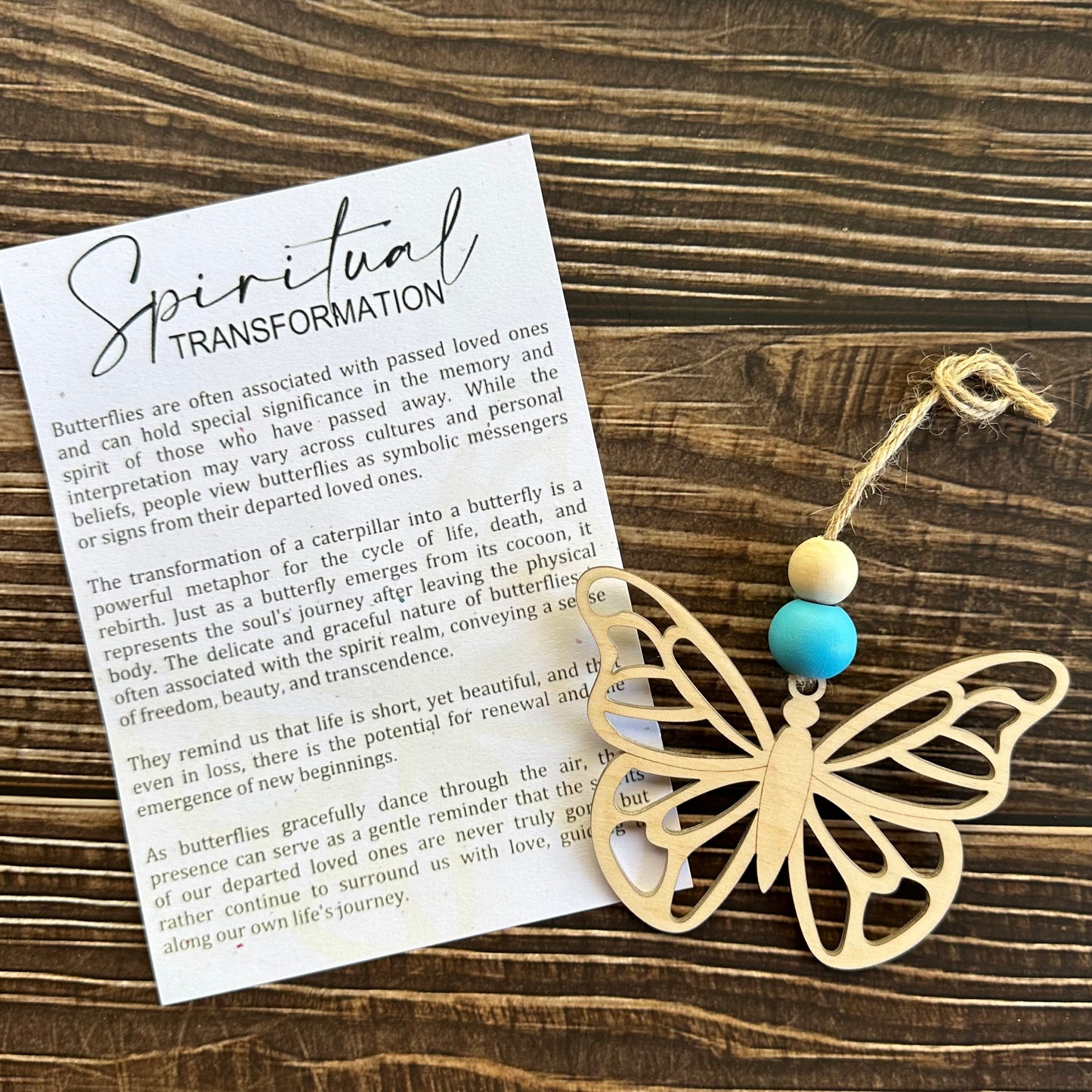 Spiritual Transformation Butterfly Ornament