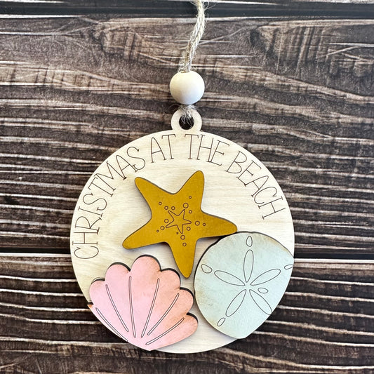 Christmas at the Beach Ornament