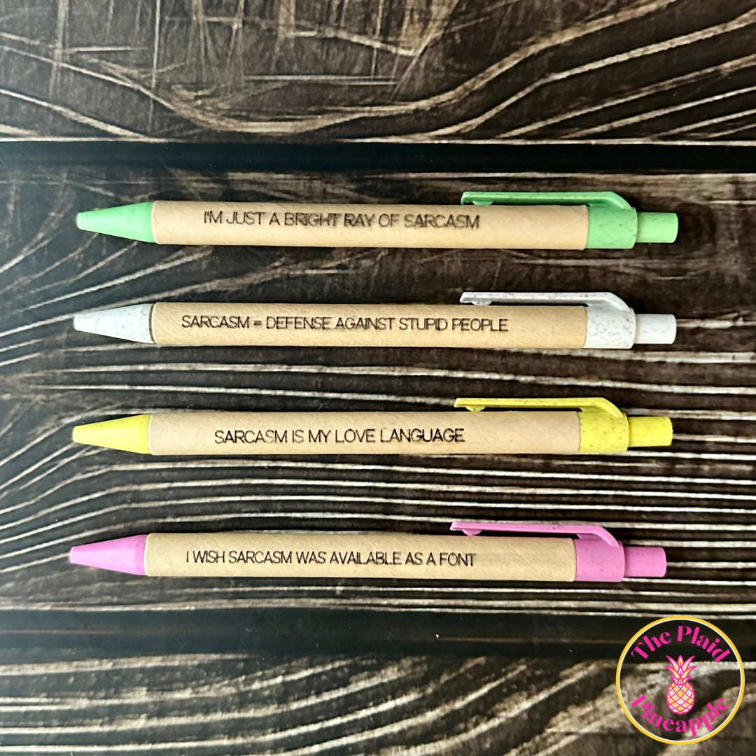 Eco Friendly Pen Set - Sarcasm