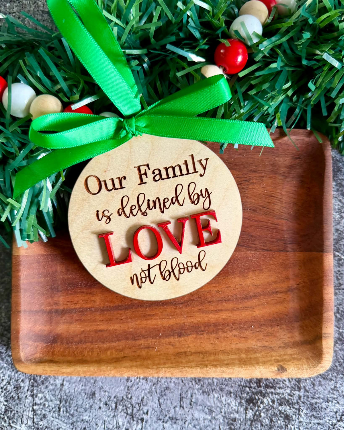 Defined By Love Ornament