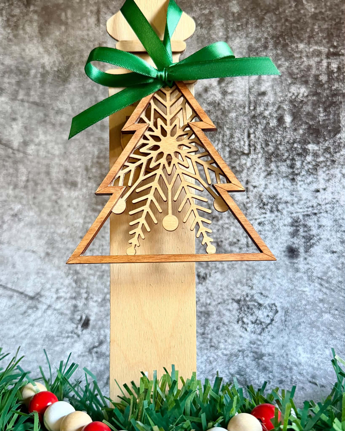 Snow Spruce Ornament