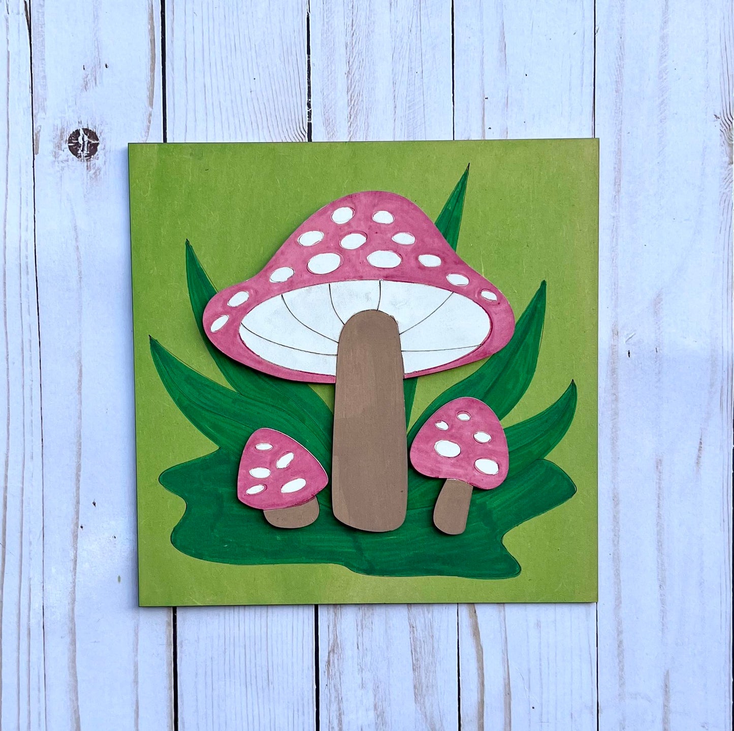 Kids Crafting Kit - Mushrooms