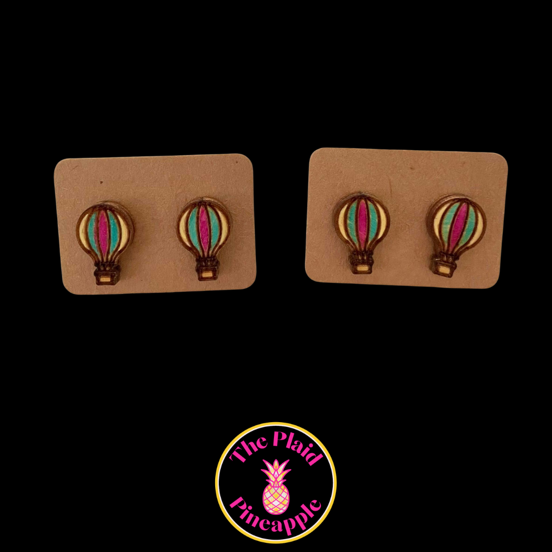 Earrings - Hot Air Balloons