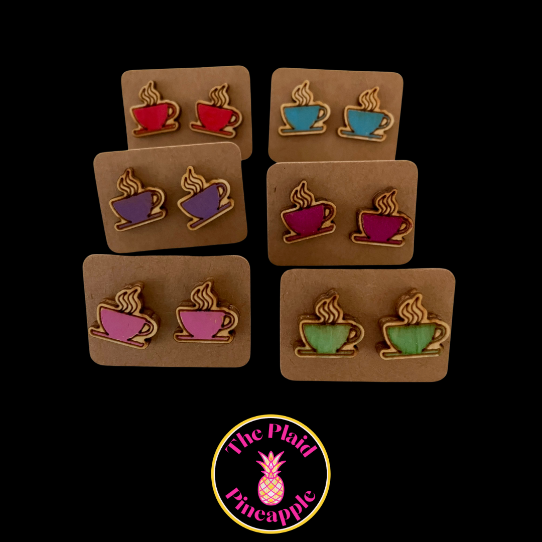 Earrings - Tea Cups