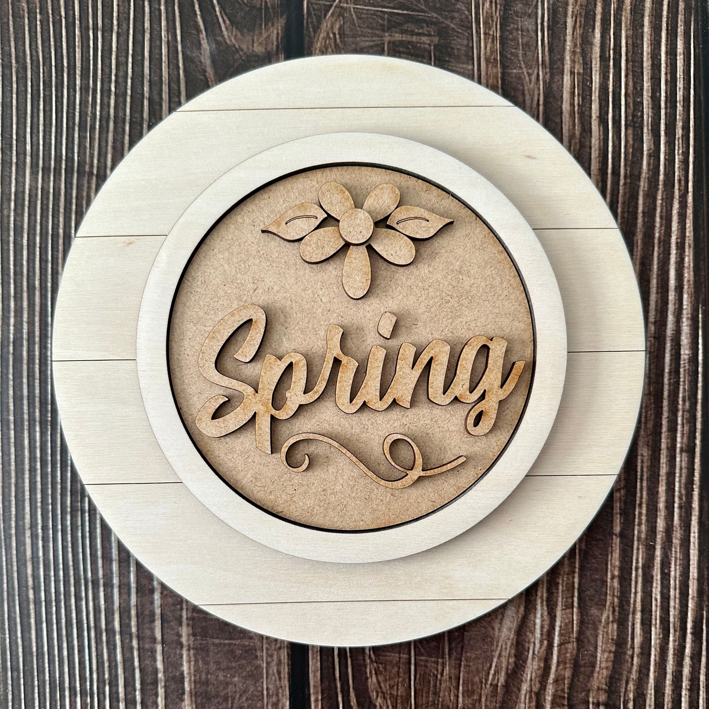 Shiplap Circle Frame DIY Sign